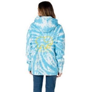 Ivory Ella tropical breeze oversized tie-dye hoodie sweatshirt size xs